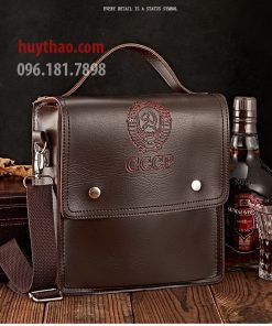 Bình rượu inox CCCP logo vàng 88oz (2.5L) kiểu cặp táp, cao cấp